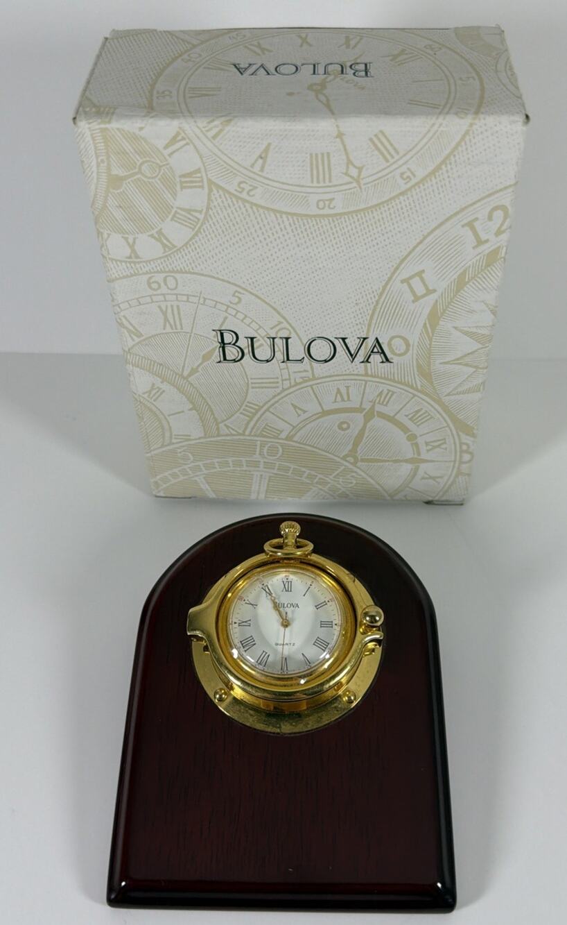 Bulova B2661 Miniature Watch & Holder - No Chain - New